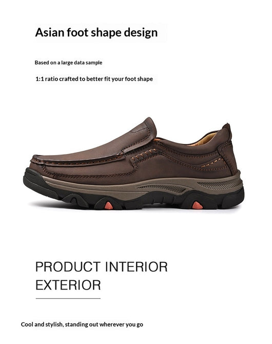 Zapatos Casuales de Cuero para Hombre Talla Grande - Cómodos y Ligeros - Image 11