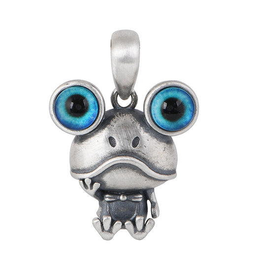 Dije de Plata S925 Keroppi Retro - Accesorio Personalidad Cartoon - Image 3
