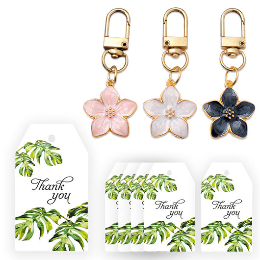Dije Flor de Cerezo Iridiscente con Aceite Flotante - Accesorio Multiuso - Image 11