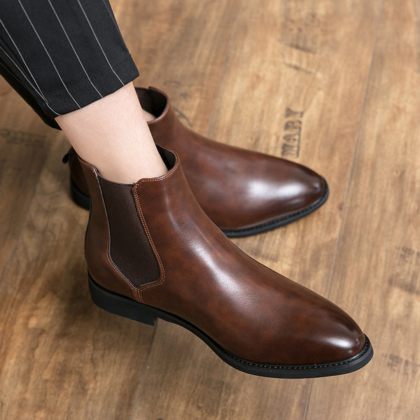 Botas Cortas de Invierno para Hombre Talla Grande con Forro Polar