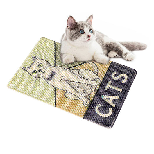 Rascador de Sisal para Gatos con Diseño Impreso - Sin Polvo - Image 4