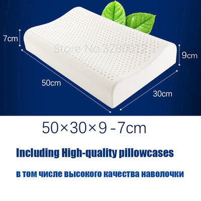 Almohada de Látex Natural Tailandés Ergonómica para Adultos - Image 9