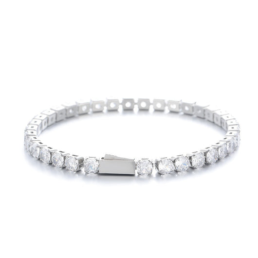 Pulsera para Hombre Acero Inoxidable con Circones y Cierre de Resorte - Image 6