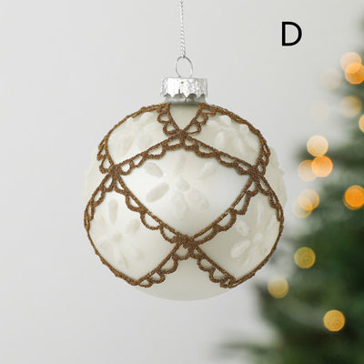 Bola de Navidad Decorativa de Vidrio Soplado - Adorno Artesanal para Árbol - Image 5