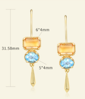 Aretes Largos de Plata Esterlina con Diseños Exclusivos - Image 6