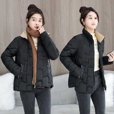 Abrigo Acolchado de Algodón Estilo Coreano para Mamás - Image 6
