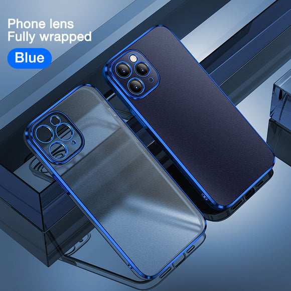 Funda Protectora para Celular con Borde Recto Frosted - Resistencia a Caídas