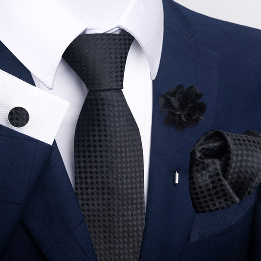 Combo Corbata, Traje y Pañuelo de Bolsillo para Hombre - Juego 8 - Image 7