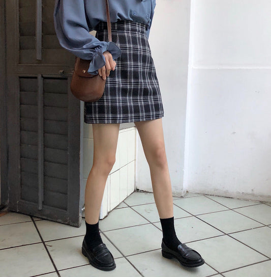 Falda Tableada Estilo Coreano Línea A Multiusos - Image 2