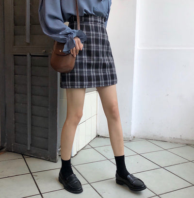Falda Tableada Estilo Coreano Línea A Multiusos - Image 2