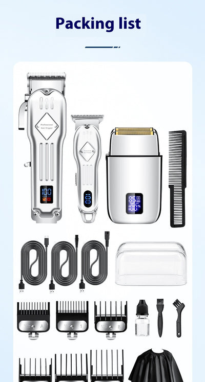 Set de Cortapelos Eléctricos para Padre e Hijo - Uso Doméstico - Image 10