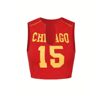 Musculosa Deportiva Personalizada Roja con Impresión Digital - Image 3