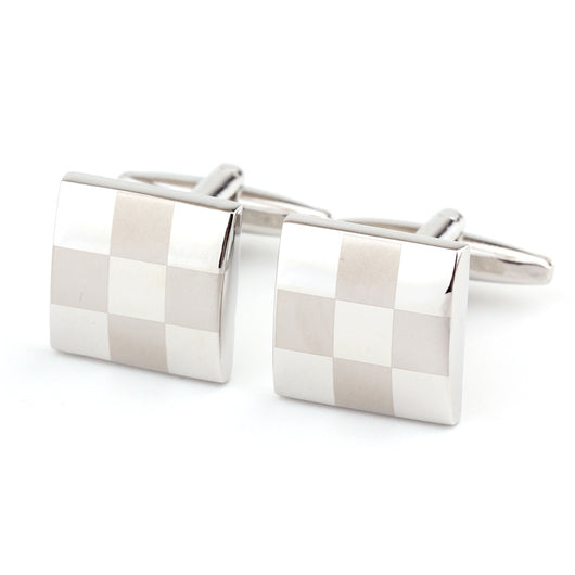 Gemelos Cuadrados de Cuadros para Hombre - Diseño Clásico Francés - Image 8
