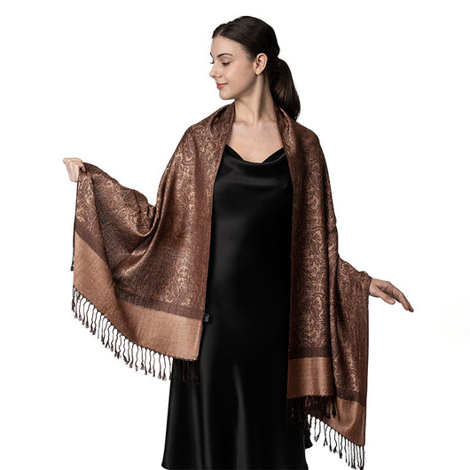 Elegante Chal Ligero de Lujo - Envolvente de Imitación Cashmere para Mujer - Image 6