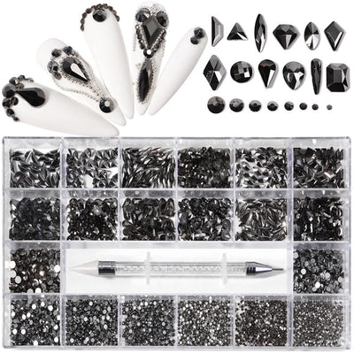 Set de Cristales y Strass para Uñas en Caja de 21 Compartimentos - Image 17