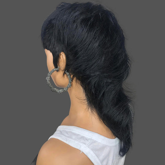 Peluca Completa de Cabello Humano con Flequillo - Confección a Máquina - Image 2