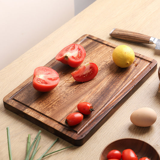 Tabla de Cortar de Madera Maciza Acacia Mangium para Cocina