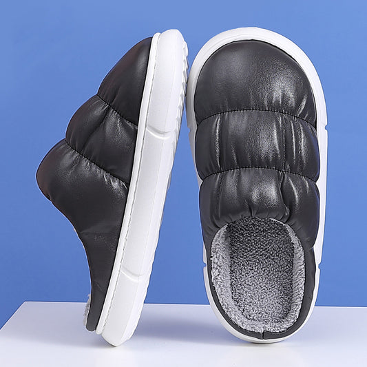 Pantuflas Térmicas para Pareja con Suela Gruesa y Felpa Suave - Image 2
