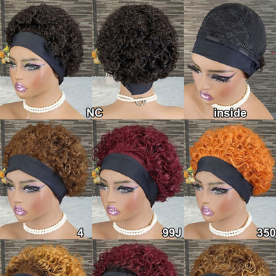 Banda para Cabello de Seda de Hielo con Cabello Humano Real Multicolor Elfa - Image 6