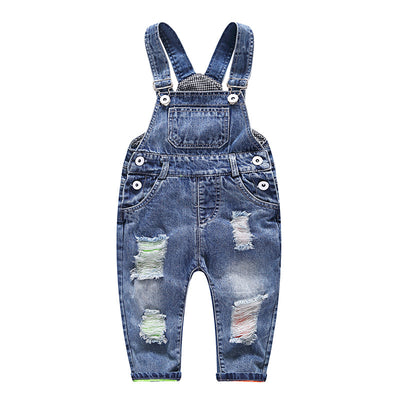 Pantalones Vaqueros Infantiles con Tirantes Ajustables - Image 7