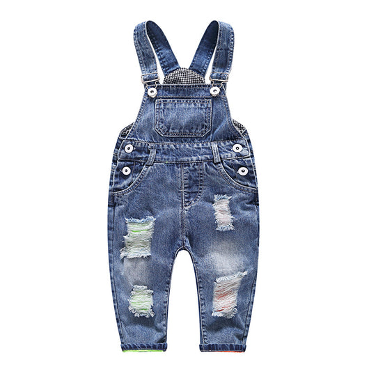 Pantalones Vaqueros Infantiles con Tirantes Ajustables - Image 7