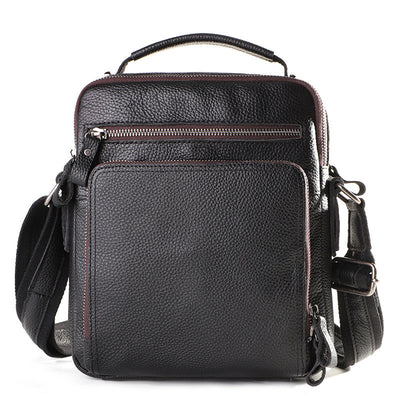 Bolsa de Cuero para Hombre Estilo Retro con Gran Capacidad - Image 10