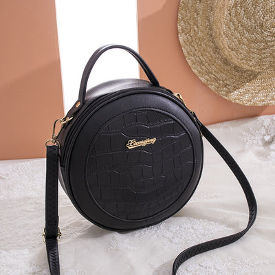 Bolsa de Hombro Coreana con Patrón Geométrico - Portátil y Elegante - Image 4
