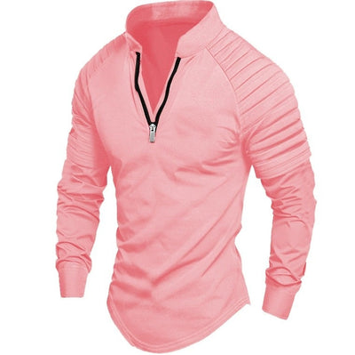 Polo Deportivo Hombre Manga Larga con Cierre - Estilo Europeo y Americano - Image 11