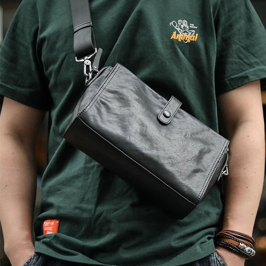 Bolso de Cuero Vacuno Bandolera Diagonal con Estilo - Image 7