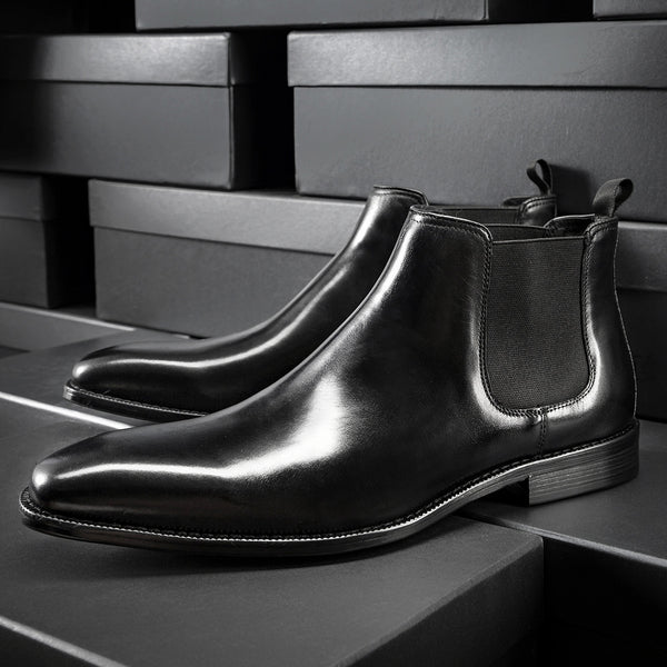 Botas Martin de Cuero Genuino Estilo Británico Forradas en Terciopelo