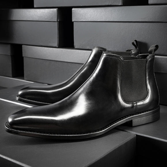 Botas Martin de Cuero Genuino Estilo Británico Forradas en Terciopelo