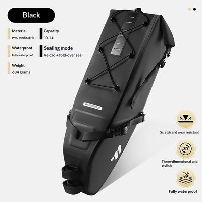 Bolsa Trasera Impermeable para Bicicleta de Larga Distancia - Image 6