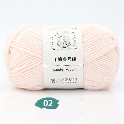 Lana Tejida a Mano Grosor Medio - Kit DIY con Aguja para Bufanda, Gorro y Abrigo - Image 54