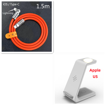 Estación de Carga Rápida 3 en 1 con Soporte Inalámbrico para Múltiples Dispositivos - Image 77