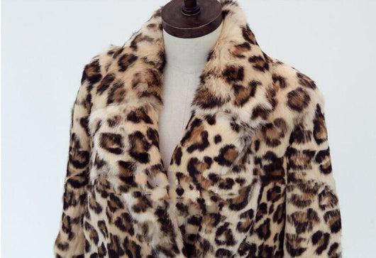 Abrigo Largo Estampado Leopardo para Mujer - Diseño Minimalista y Versátil - Image 8