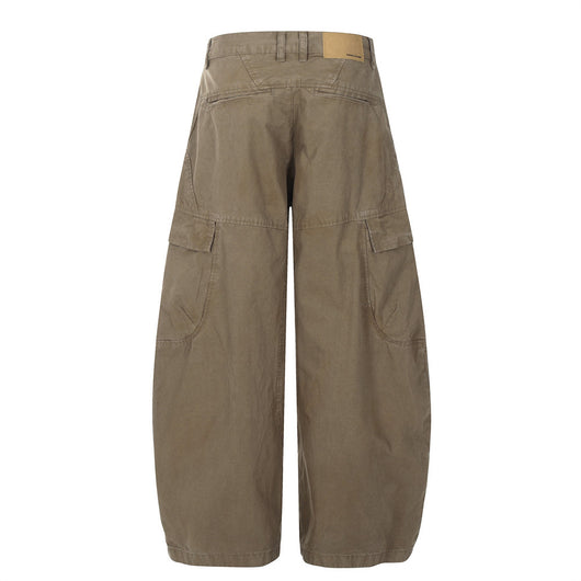 Pantalones Casuales Anchos Multibolsillos Estilo Moderno - Image 11