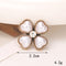 Jeans Button Hole Shoes Diy Accessories Bright Crystal Classic Estilo Ornament Accessories Upper Pearl Flower C440 Transparente