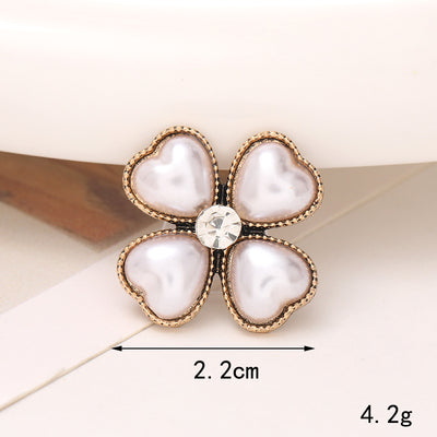 Adornos de Cristal Brillante para Zapatos - Accesorios DIY Estilo Clásico con Flor de Perla - Image 16