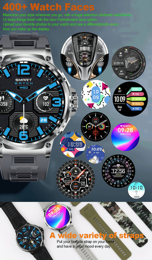 Reloj Inteligente HD con Pantalla Grande, Llamadas Bluetooth y Monitoreo de Salud - Image 17