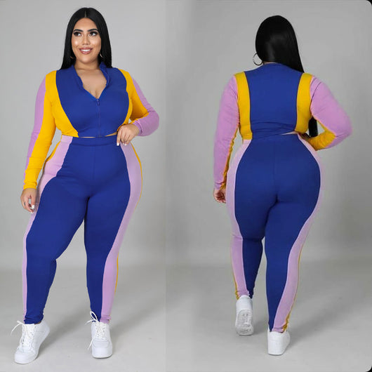 Conjunto Deportivo con Chaqueta y Pantalón de Contraste - Image 9