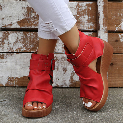 Sandalias Plegables de Verano con Talón Alto - Diseño Minimalista para Playa - Image 14