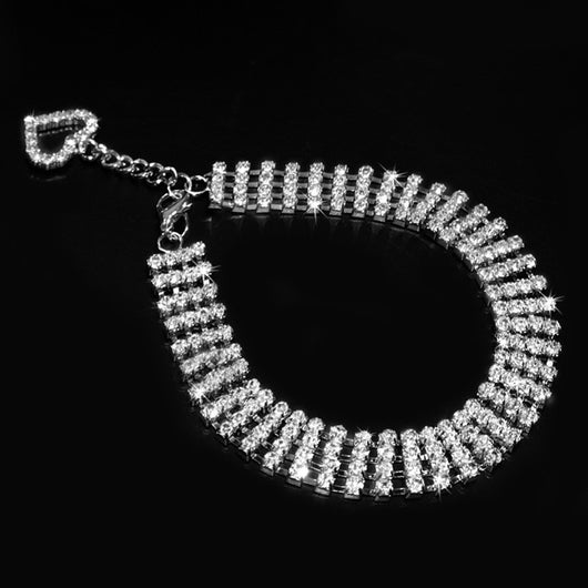 Collar de Strass para Mascotas con Cadena de Corazones - Perros y Gatos - Image 7