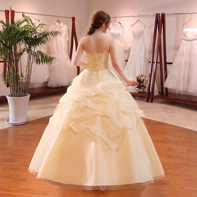 Vestido de Novia Corset Coreano Princesa Elegante - Image 5