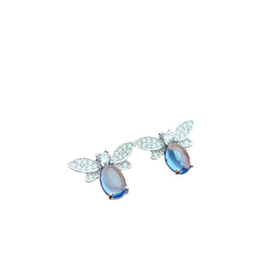 Aretes de Topacio Azul Natural - Image 5