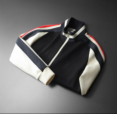 Cardigan Tipo Chamarra con Cuello de Pie para Hombre Talla Grande - Image 13