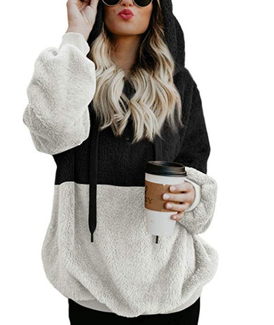 Sudadera Deportiva Mujer con Cierre y Parches - Cálida y Cómoda para Otoño Invierno - Image 8