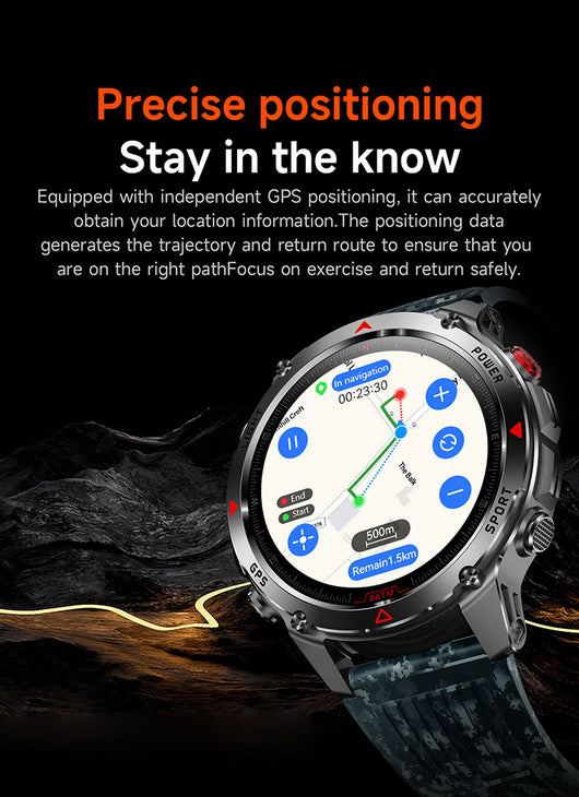 Reloj Deportivo Inteligente con GPS, Brújula y Llamadas Bluetooth - Image 29
