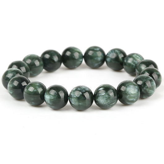 Pulsera de Cristal con Efecto Escamas de Dragón Verde Oscuro - Image 7
