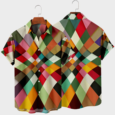 Camisa Estampada a Rayas para Hombre - Diseño Moderno y Versátil - Image 4