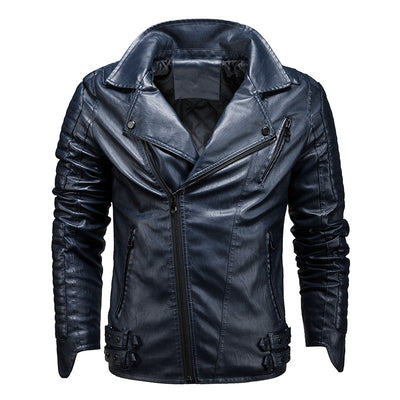 Chaqueta de Cuero PU para Motociclismo de Invierno - Image 6